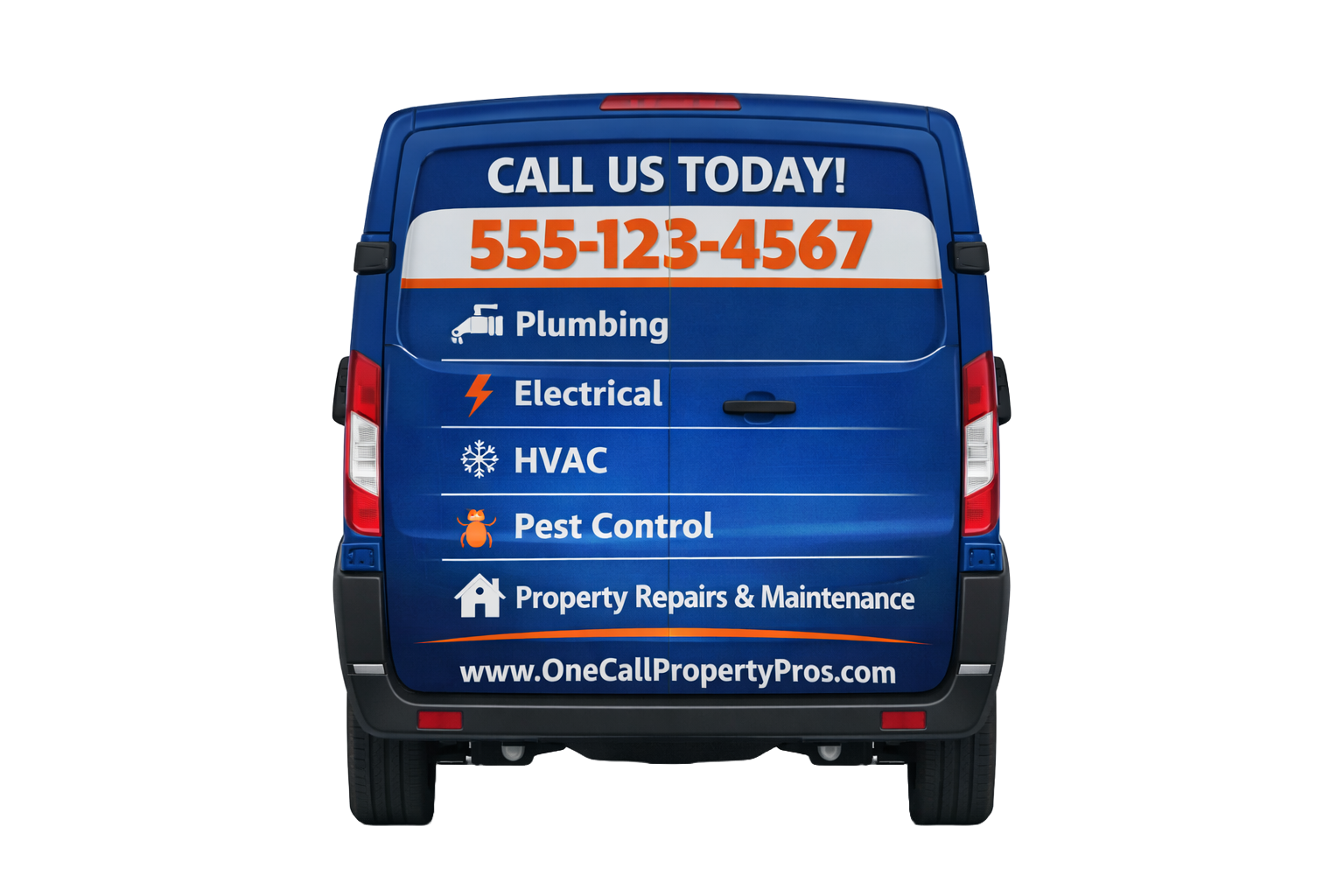 One Call Property Pros vehicle
